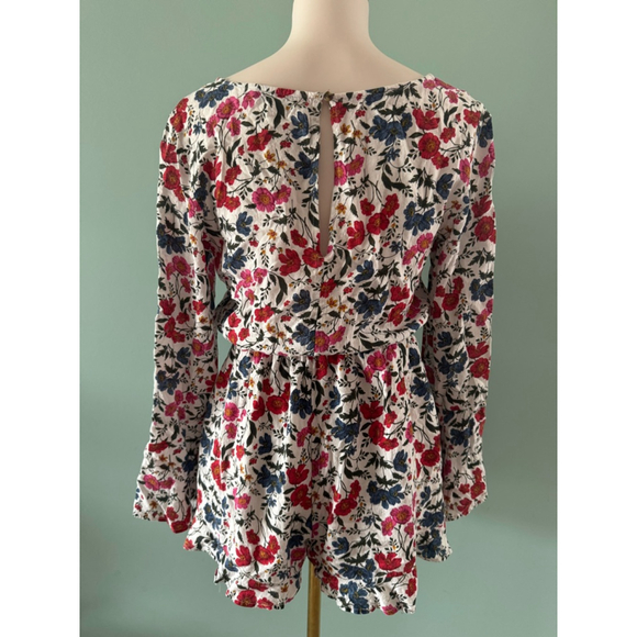 Women's American Eagle Outfitters Floral Romper Size S - Picture 2 of 5